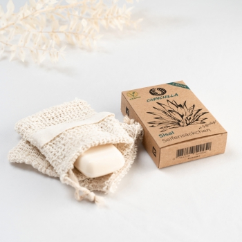 Seifensäckchen 2er Set aus Sisal und Baumwolle, vegan & plastikfrei